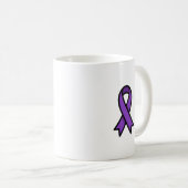 Mug Sjögren's Awareness | Purple Ribbon (Devant droit)