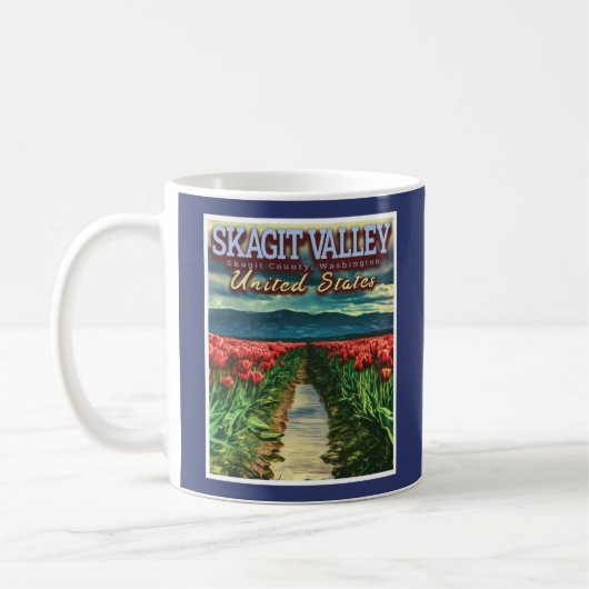 MUG SKAGIT VALLEY - CHAMPS TULIP - SKAGIT WASHINGTON (Gauche)