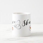 Mug Skåne Flag Heart, Suède, Scanie (Centre)