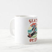 Mug Skate ou die Skateboarder Garçon (Devant gauche)