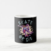 Mug Skate ou meurs Skateboardeuse (Centre)