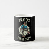Mug Skate Skate Skeleton Skateboarder (Centre)