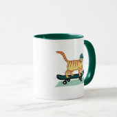 Mug Skate Tabby Cat (Devant droit)