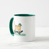 Mug Skate Tabby Cat (Devant gauche)