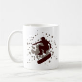 Mug skateboard. bulles. (Gauche)