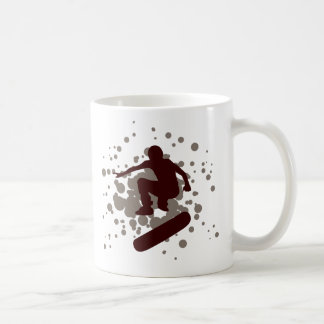 Mug skateboard. bulles.