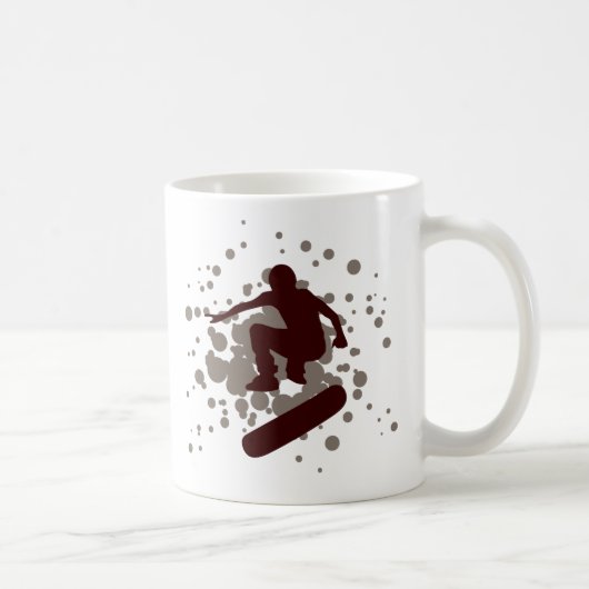 Mug skateboard. bulles. (Droite)