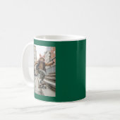 Mug Skateboard Chat Cool Pet Art (Devant gauche)