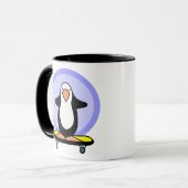 Mug Skateboard Penguin Skateboard Fun Skateboard (Devant gauche)