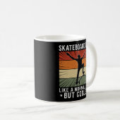 Mug Skateboard Skateboard Skateboard Papa Comme Un (Devant droit)