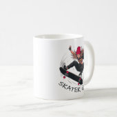 Mug Skater Girl Skateboard (Devant droit)