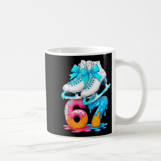 Mug Skating Ice Cream Drip Number 67 Player 67th Birth (Droite)