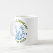 Mug Skeleton Beach Vibes Surf et Skate été Design (Devant gauche)