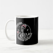 Mug Skeleton Café Cheer Maman Survive Comp Weekend M (Gauche)
