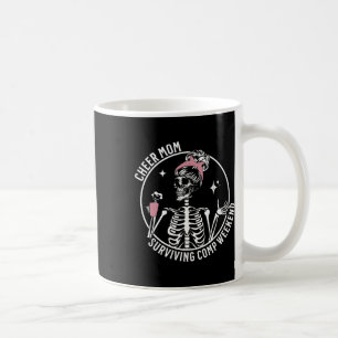 Mug Skeleton Café Cheer Maman Survive Comp Weekend M