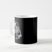 Mug Skeleton Chat Crâne Kitty mignonne Fantôme Hallowe (Devant gauche)