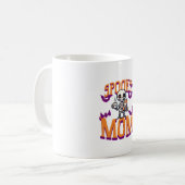 Mug Skeleton Chat et café maman éffrayante pour hallow (Devant gauche)