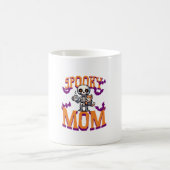 Mug Skeleton Chat et café maman éffrayante pour hallow (Centre)