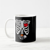 Mug Skeleton Coeur Halloween Costumes Par (Gauche)