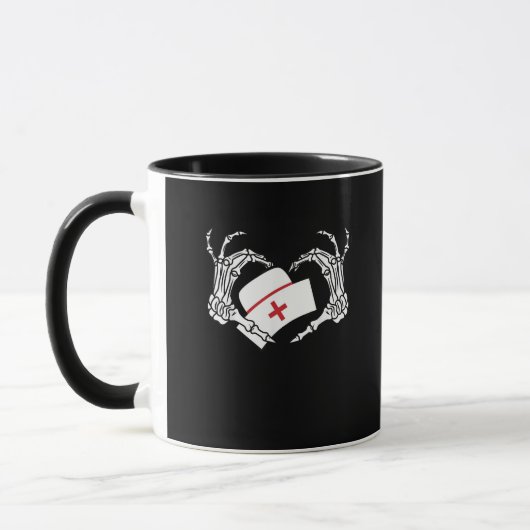 Mug Skeleton Coeur main Lazy do-it-yourself Costume d' (Gauche)