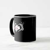 Mug Skeleton Coeur main Lazy do-it-yourself Costume d' (Devant gauche)