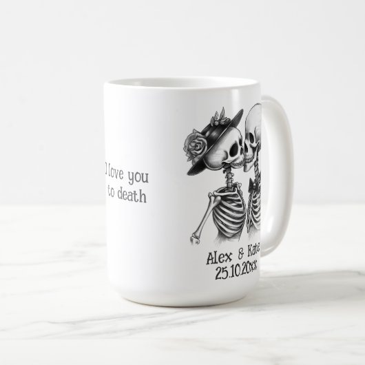 Mug Skeleton Couple (Devant droit)