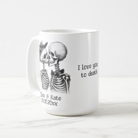 Mug Skeleton Couple (Devant gauche)