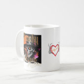 Mug Skeleton Couple Enjoying Coffee (Devant gauche)