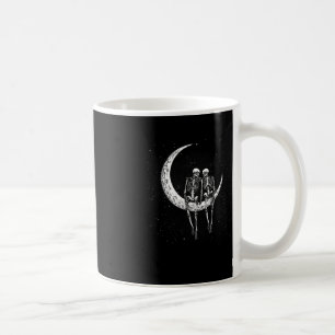 Mug Skeleton Couple Sur Lune Amusants Costume Hallowee