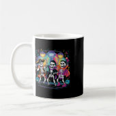 Mug Skeleton Dance Party Halloween Éffrayant (Gauche)