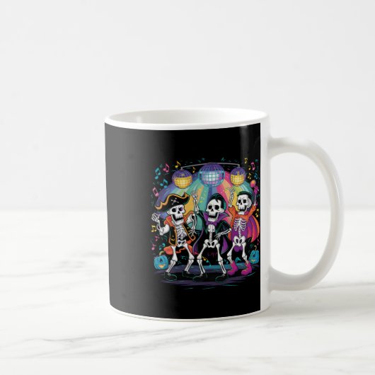 Mug Skeleton Dance Party Halloween Éffrayant (Droite)