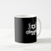Mug Skeleton Design à la main classique (Devant droit)