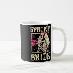 Mug Skeleton Éffrayant Mariée Mariage Chelorette Hallo