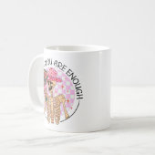 Mug Skeleton Flowers Vous êtes assez Valentine Retro (Devant gauche)