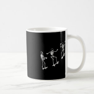 Mug Skeleton Fun Skateboard Halloween Skateboard Sk