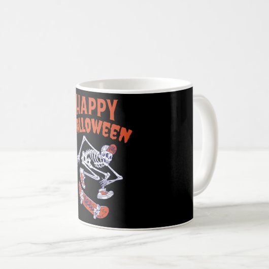 Mug Skeleton Halloween (Devant droit)