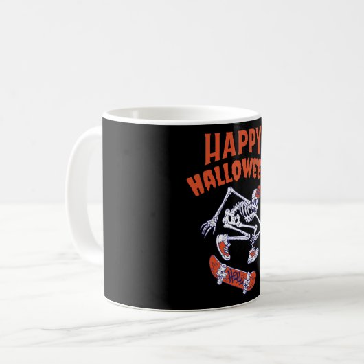 Mug Skeleton Halloween (Devant gauche)
