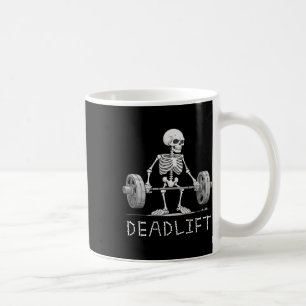Mug Skeleton Halloween drôle Poids Lifting Costume