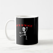 Mug Skeleton Halloween Funny Bone Wild (Gauche)