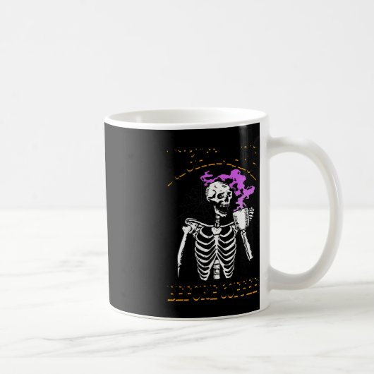 Mug Skeleton Halloween Saison Éffrayante Tee Nightmare (Droite)