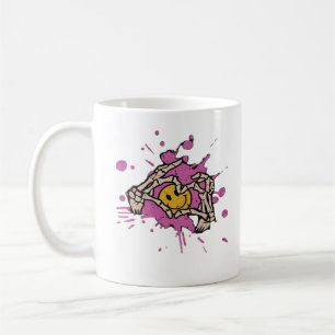Mug Skeleton Hand Heart Show Classic