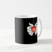Mug Skeleton Hands Heart Classic (Devant droit)