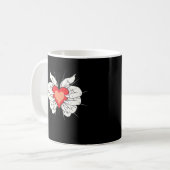 Mug Skeleton Hands Heart Classic (Devant gauche)