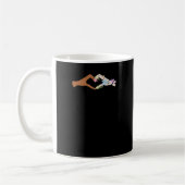Mug Skeleton Hands Heart Show Basic (Gauche)