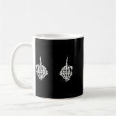 Mug Skeleton Hands On S Funny Soky Halloween Costume (Gauche)