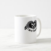 Mug Skeleton Hands Skull, Halloween Design Pour Backgr (Devant droit)