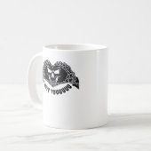 Mug Skeleton Hands Skull, Halloween Design Pour Backgr (Devant gauche)