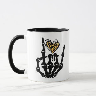 Mug Skeleton Heart Hands Classic