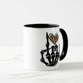 Mug Skeleton Heart Hands Classic (Devant droit)