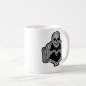 Mug Skeleton Heart Hands Classic (Devant droit)